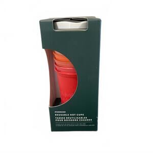 Starbucks Reusable Hot Cups Set - Christmas Themed